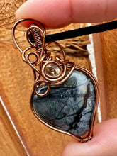 Load image into Gallery viewer, Reserved for Chasity n Picasso Jasper with Citrine gem Inclusion Wire Wrapped Pendent Necklace