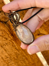 Load image into Gallery viewer, Reserved for Lacey j DESIGNER CAB Faceted golden rutile quartz wire wrapped pendant