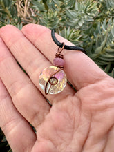 Load image into Gallery viewer, Reserved for Alyssa b Mini Crystal+ czech glass Wire Wrapped Pendent Necklaces