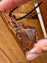 Load image into Gallery viewer, Reserved for Deanna Smoky Citrine Wire Wrapped Pendent Necklace