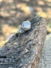 Load image into Gallery viewer, Reserved for Erica l Moonstone Size 7 Sterling Silver Ring