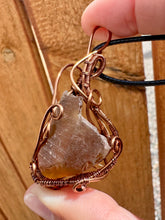 Load image into Gallery viewer, Reserved for Deanna Smoky Citrine Wire Wrapped Pendent Necklace