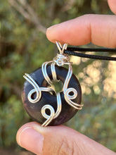Load image into Gallery viewer, Reserved for Kayla m Fluorite Wire Wrapped Pendent Necklace