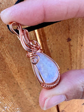 Load image into Gallery viewer, Reserved for Tanya r Moonstone Wire Wrapped Pendent Necklace