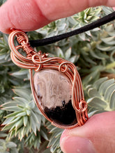 Load image into Gallery viewer, Reserved for Jenni p Fossilized Palm Root Wire Wrapped Pendent Necklace