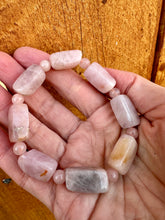 Load image into Gallery viewer, Reserved for amanda Rose Quartz Stretchy Bracelet