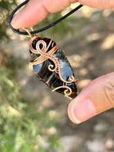 Load image into Gallery viewer, Reserved for Marissa l Obsidian arrowhead wire wrapped pendant