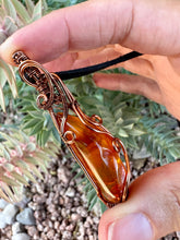 Load image into Gallery viewer, Reserved for Jessica Baltic Amber Wire Wrapped Pendent Necklace
