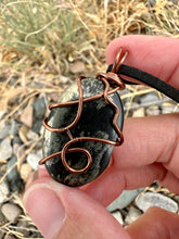 Load image into Gallery viewer, Reserved for Emilie l Apache gold Wire Wrapped Pendent Necklace