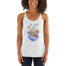 Load image into Gallery viewer, Floral Women's Racerback Tank
