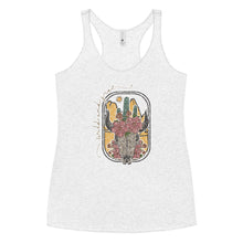 Load image into Gallery viewer, Cow skull Women's Racerback Tank