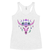 Load image into Gallery viewer, Long horn Women's Racerback Tank