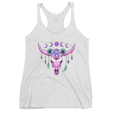 Load image into Gallery viewer, Long horn Women's Racerback Tank