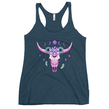 Load image into Gallery viewer, Long horn Women's Racerback Tank