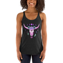 Load image into Gallery viewer, Long horn Women's Racerback Tank