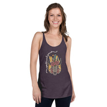 Load image into Gallery viewer, Cow skull Women's Racerback Tank