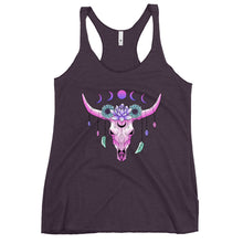 Load image into Gallery viewer, Long horn Women's Racerback Tank