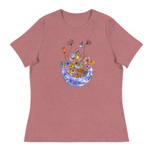 Load image into Gallery viewer, Floral Women's Relaxed T-Shirt