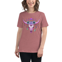 Load image into Gallery viewer, Long horn Women's Relaxed T-Shirt