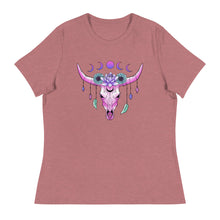 Load image into Gallery viewer, Long horn Women's Relaxed T-Shirt