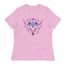Load image into Gallery viewer, Long horn Women's Relaxed T-Shirt
