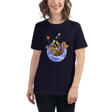Load image into Gallery viewer, Floral Women's Relaxed T-Shirt