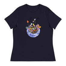Load image into Gallery viewer, Floral Women's Relaxed T-Shirt