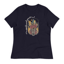 Load image into Gallery viewer, Cow Skull Women's Relaxed T-Shirt