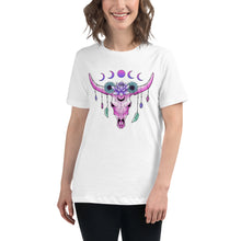 Load image into Gallery viewer, Long horn Women's Relaxed T-Shirt