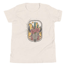 Load image into Gallery viewer, Cow Skull Youth Short Sleeve T-Shirt