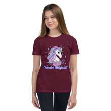 Load image into Gallery viewer, Unicorn Youth Short Sleeve T-Shirt