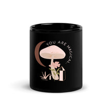 Load image into Gallery viewer, Mushie Black Glossy Mug
