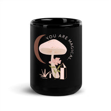 Load image into Gallery viewer, Mushie Black Glossy Mug