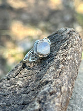 Load image into Gallery viewer, Reserved for Erica l Moonstone Size 7 Sterling Silver Ring
