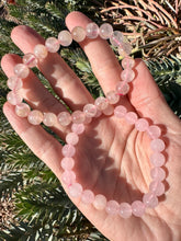 Load image into Gallery viewer, Reserve for heather Rose Quartz Stretchy Bracelet
