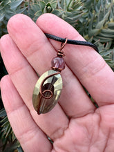 Load image into Gallery viewer, Reserved for Alyssa b Mini Crystal+ czech glass Wire Wrapped Pendent Necklaces
