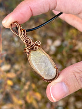 Load image into Gallery viewer, Golden rutile quartz Wire wrapped pendant
