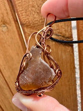 Load image into Gallery viewer, Reserved for Deanna Smoky Citrine Wire Wrapped Pendent Necklace
