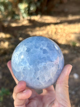 Load image into Gallery viewer, Reserved for Anne m Blue Calcite Sphere 60mm
