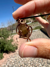 Load image into Gallery viewer, Reserved for Dee K Smoky citrine Mini Wire Wrapped Pendent Necklace
