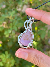 Load image into Gallery viewer, Phosphosiderite mini wire wrapped pendant
