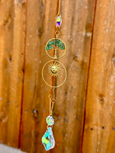 Load image into Gallery viewer, Reserved for Kristin z Green Aventurine tree of life suncatcher
