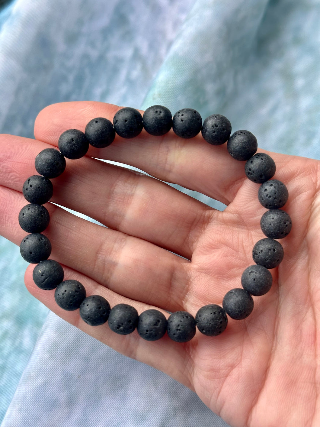 Lava Stone Stretchy bracelet