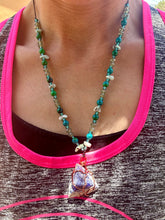 Load image into Gallery viewer, Reserved for ashley d Sodalite with gemstone beading Wire Wrapped Pendent Necklace
