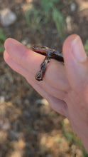 Load and play video in Gallery viewer, Reserved for Hannah s Ruby + Blue Kyanite Electroformed Adjustable ring
