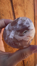 Load and play video in Gallery viewer, Reserved for Stephanie j Flower Agate Heart
