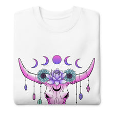 Load image into Gallery viewer, Long horn Unisex Premium Sweatshirt
