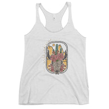 Load image into Gallery viewer, Cow skull Women&#39;s Racerback Tank
