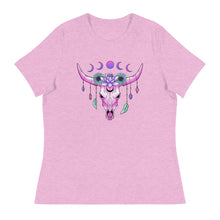 Load image into Gallery viewer, Long horn Women&#39;s Relaxed T-Shirt
