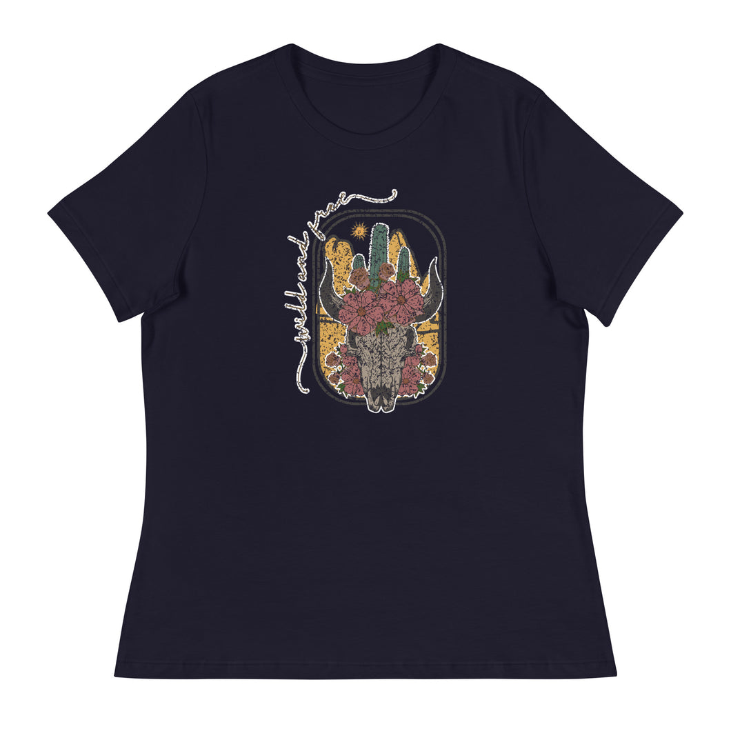 Cow Skull Women's Relaxed T-Shirt